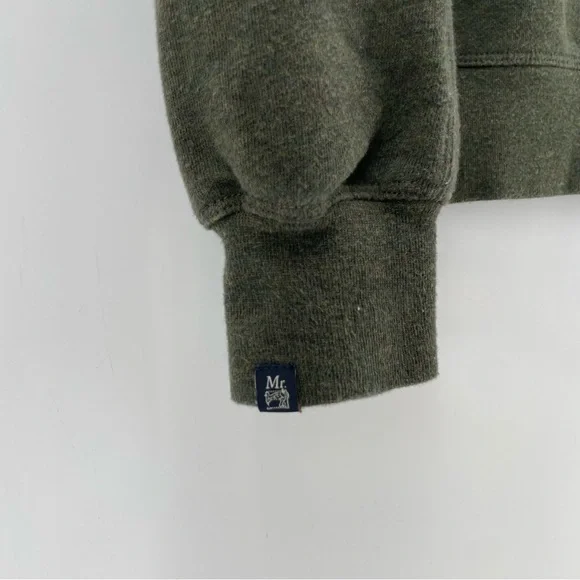 Scotch & Soda Crewneck Sweatshirt Olive “Tell No Tales” Cotton Blend S - Picture 5 of 7